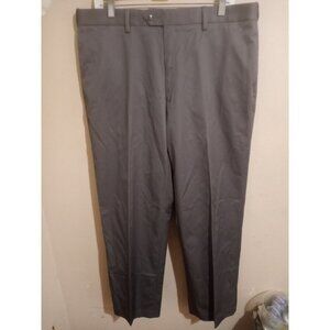 Perry Ellis Portfolio Dress Pants Mens 36x29 Gray Premium Flex Twill Stretch NWT
